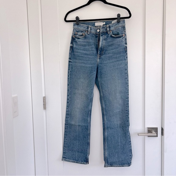 & Other Stories Medium Wash Straight Leg Jeans - Picture 1 of 8